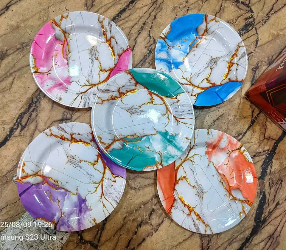 Fabulous Marble Design Dinner set 72pcs with Free Chopper for Sale in Saddar, Karachi - photo 3