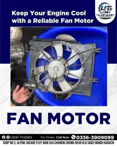 Fan Motor 🌬️ Keep Your Engine Cool with a Reliable Fan Motor! For Sale in Gulistan-e-Jauhar | Karachi Ads