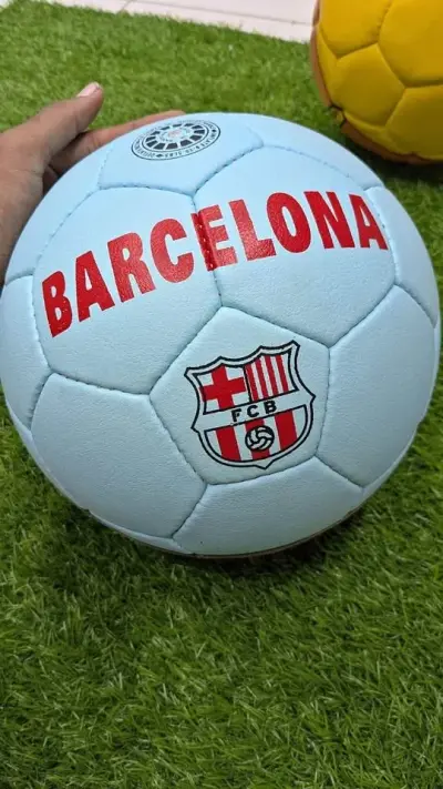 FCB White Football Premium Quality available with COD service across the World