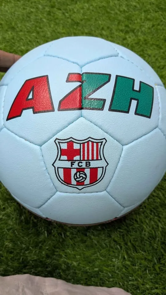 FCB White Football Premium Quality available with COD service across the World - photo 2