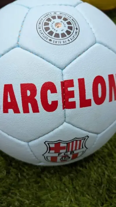 FCB White Football Premium Quality available with COD service across the World - photo 3