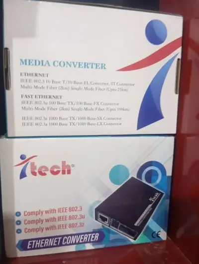 Fiber Media Converter 10/100 Available at Wani Mobile and Computers