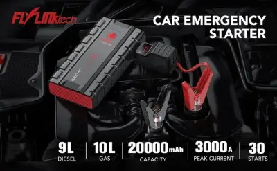 FLYLINKTECH Car Jump Starter For Sale in Gulistan-e-Jauhar | Karachi Ads