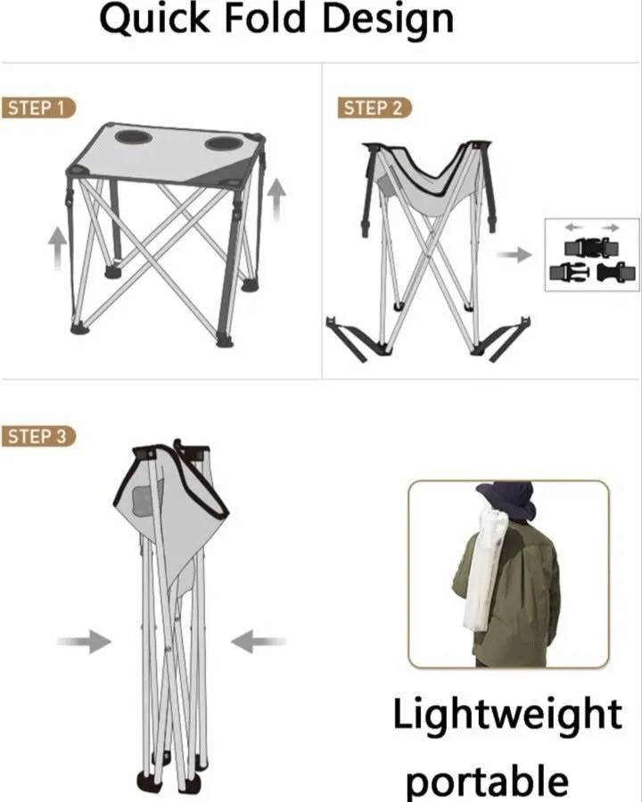 Folding Table  Best For Travelling Camping & Outdoor Activities... - photo 2