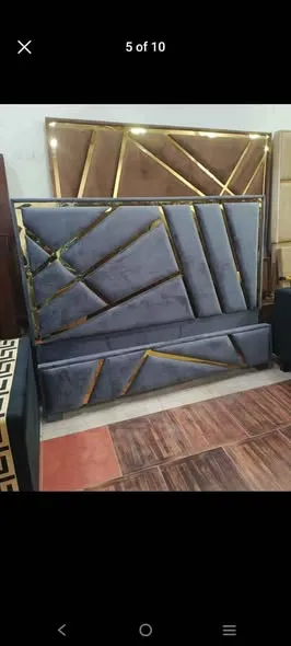 Full Upholstered Bed For Sale in Gulshan-e-Hadeed | Karachi Ads - photo 1