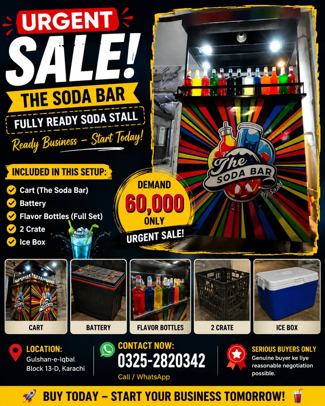 Fully Setup Food Stall for Sale – Rs. 60,000 - photo 2
