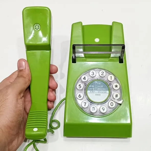 GPO Trim Phone – Push-Button Retro Corded Landline Telephone - photo 1