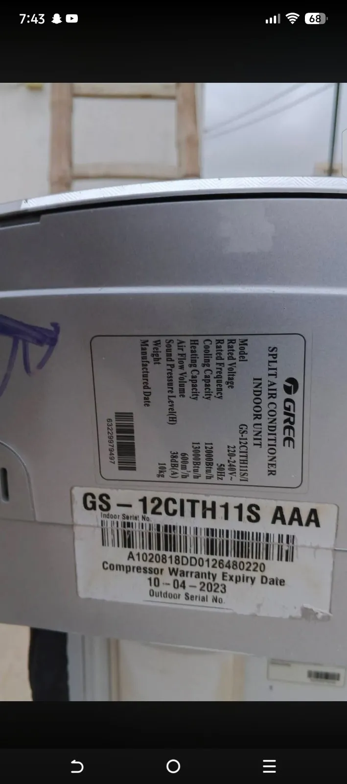 Gree ac DC inverter G10 model 1tone full - photo 8