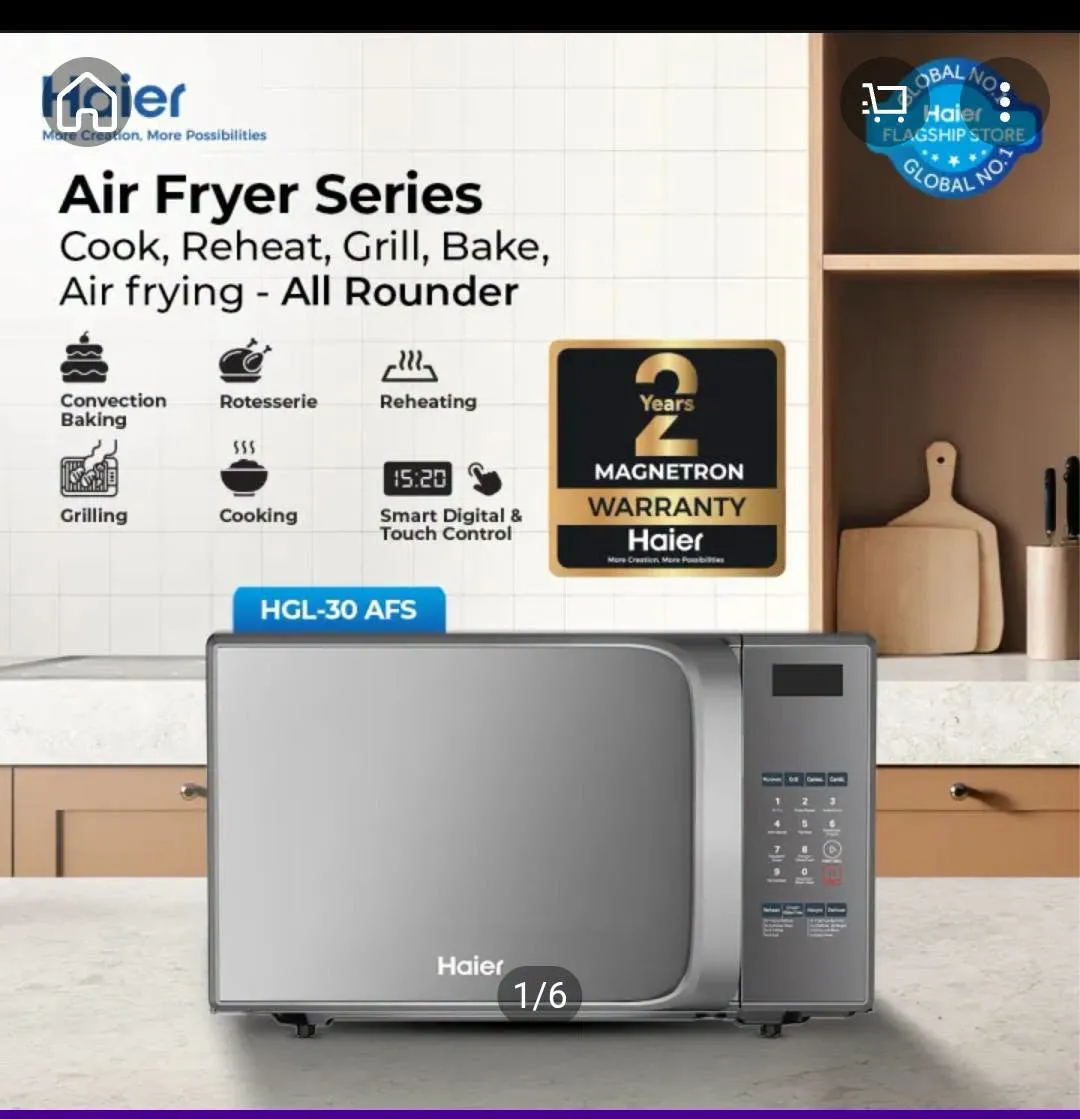 Hair 5 in 1 Convection microwave oven available For Sale in Baldia Town, Karachi - photo 4
