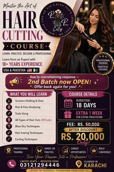 Hair Services & Hair Courses in Karachi ✂️ - photo 4