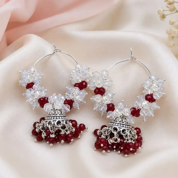 Handmade Beaded Earrings – Elegant & Stylish ✨ - photo 1