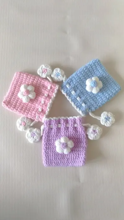 Handmade Crochet Mini Pouch | Cute & Stylish