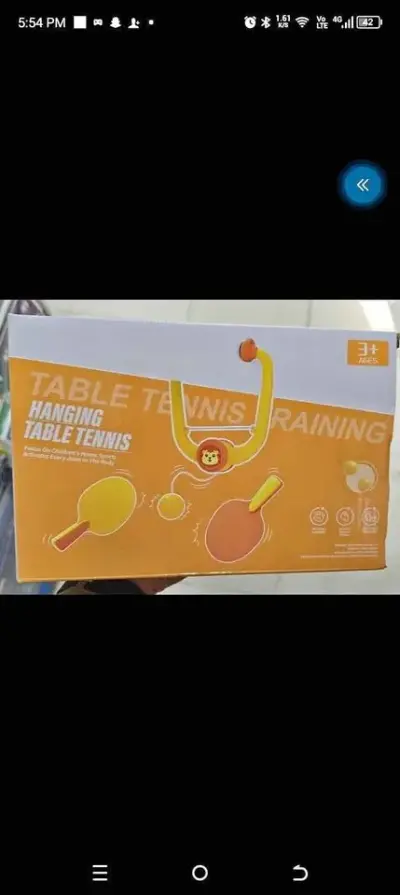 Hanging table tennis