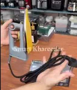 Hannover 400W Non-Stick Less Electricity Consumptive Iron Press | Dry Automatic Iron for Sale in Saddar, Karachi