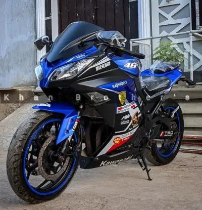 Heavy bike Kawasaki ninja replica 400cc For Sale in Gulistan-e-Jauhar | Karachi Ads - photo 2