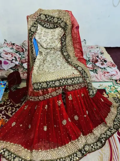 🌟 Heavy Designer Bridal / Formal Sharara Dress for Sale 🌟