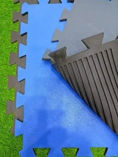 Heavy Duty Gym Flooring Option/ Interlocking Rubber Floor Tile 20"x20" - photo 2