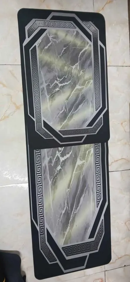 High quality HEAVY grip Rubber underside floor 2pcs set 3D kitchen mat - photo 2