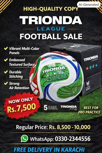 High‐Quality Trionda Fifa 2026 Worldcup Football – A‐Grade