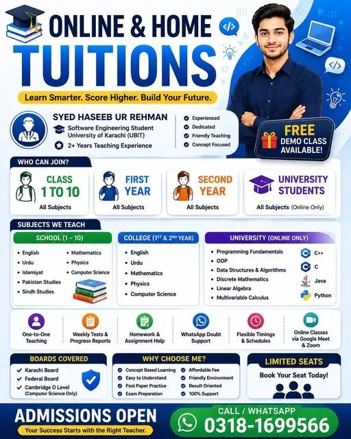 📚 Home Tuition Available - photo 1