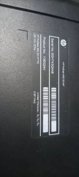 HP Desktop CPU / System Unit for Sale - photo 3