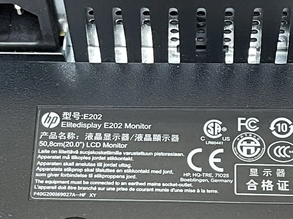 HP EliteDisplay 20"Inch With HDMI IPS LED For Sale in New Karachi, Karachi - photo 4