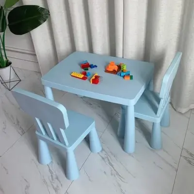 IKEA Mammut children's table and chair set Available. For Sale in North Nazimabad | Karachi Ads