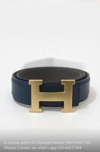 imported leather belt