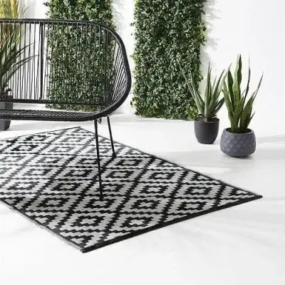 “Imported Quality Pure Plastic Check Design Carpet Mats For Home Decoration