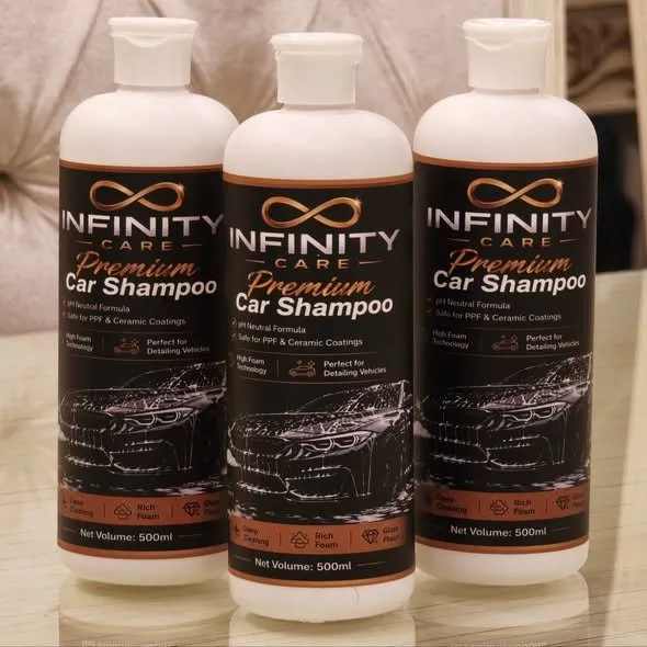 Infinity Care Premium Car Shampoo For Sale in Gulistan-e-Jauhar | Karachi Ads - photo 1
