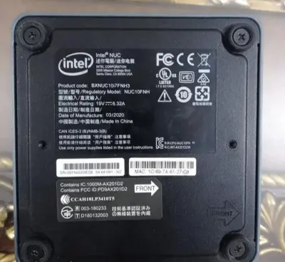 Intel NUC10i7FNH3 Mini PC kit For Sale in Shadman Town, Karachi - photo 3