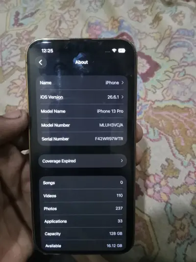 📱 iPhone 13 Pro 128GB Factory Unlocked | Battery Health 90% | 4 Months SIM Working - photo 4