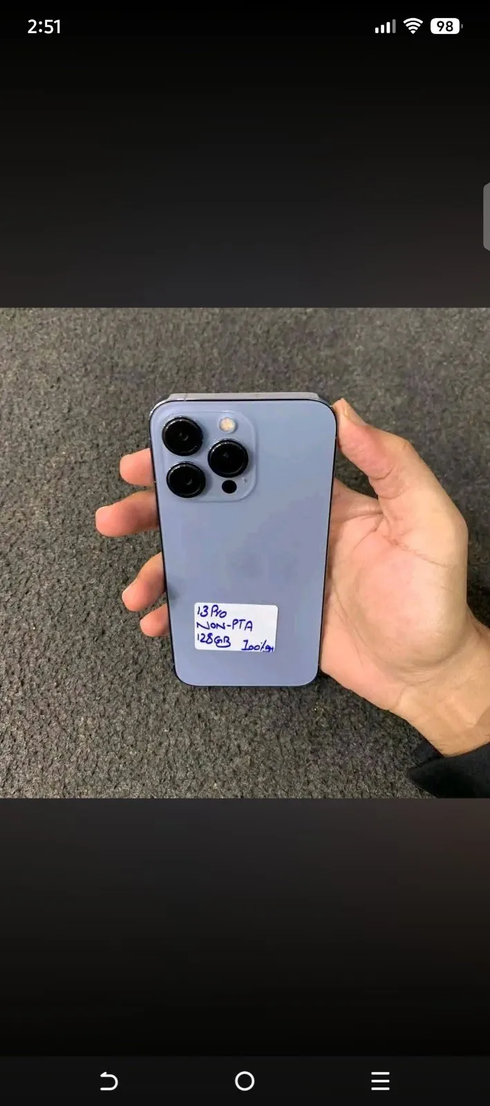 Iphone 13pro Non pta Factory unlocked - photo 1