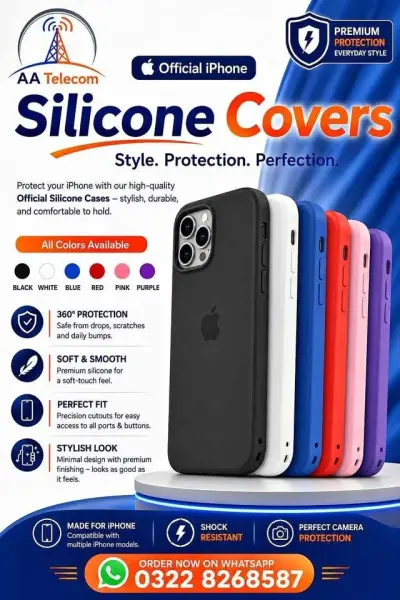 Iphone Silicon Cover Available