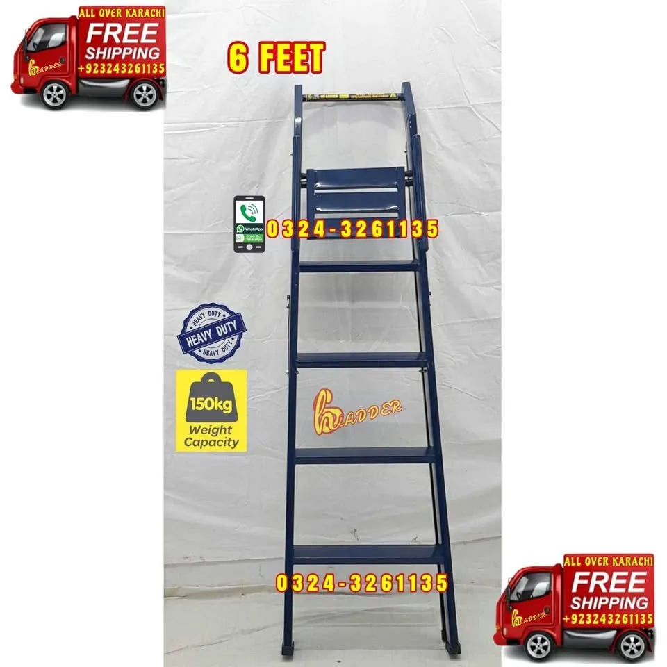Iron Ladder Heavy Quality 6 Feet Portable Ladder - photo 1