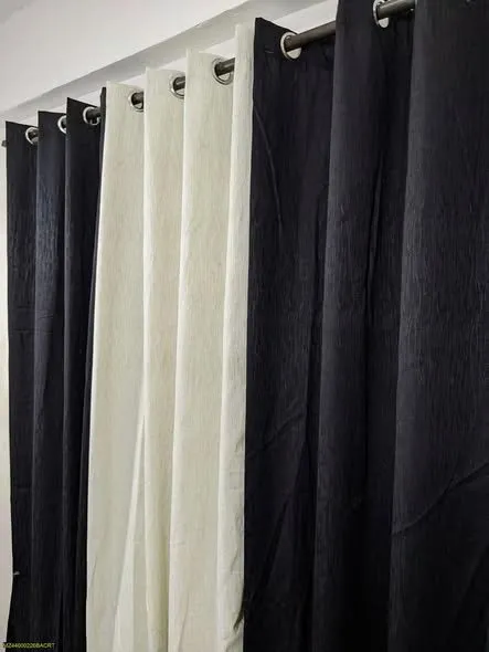🪟 Jacquard Silk Curtains Set - photo 1
