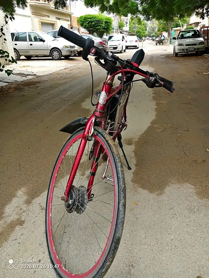 Japanese Hybrid Fuji Electric Bicycle Available ... For Sale in North Nazimabad | Karachi Ads - photo 3