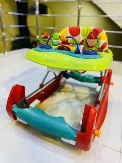 Juniors 2-in-1 Baby Walker Plus Rocker – Musical Activity Center For Sale in New Karachi | Karachi Ads