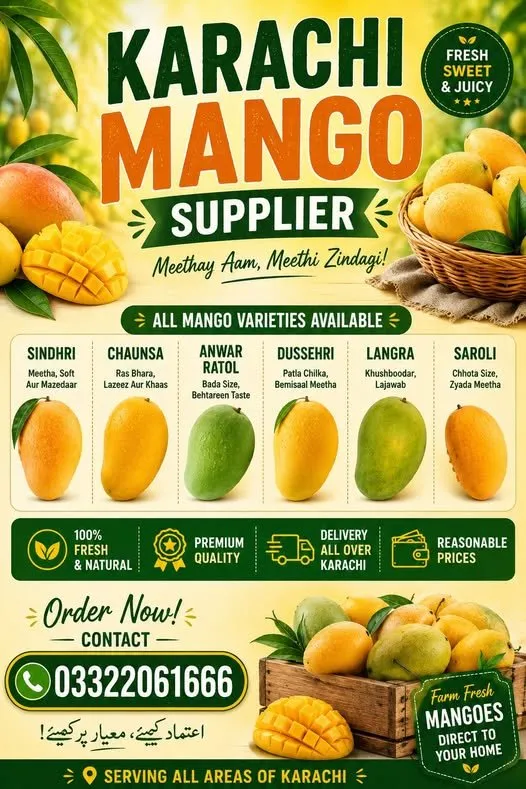 π₯ MANGO SUPPLIER π₯ in Gulshan-e-Iqbal | Karachi Ads - photo 1