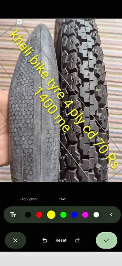 Khali tyre new CD-70 4 For Sale in Main Super Highway | Karachi Ads