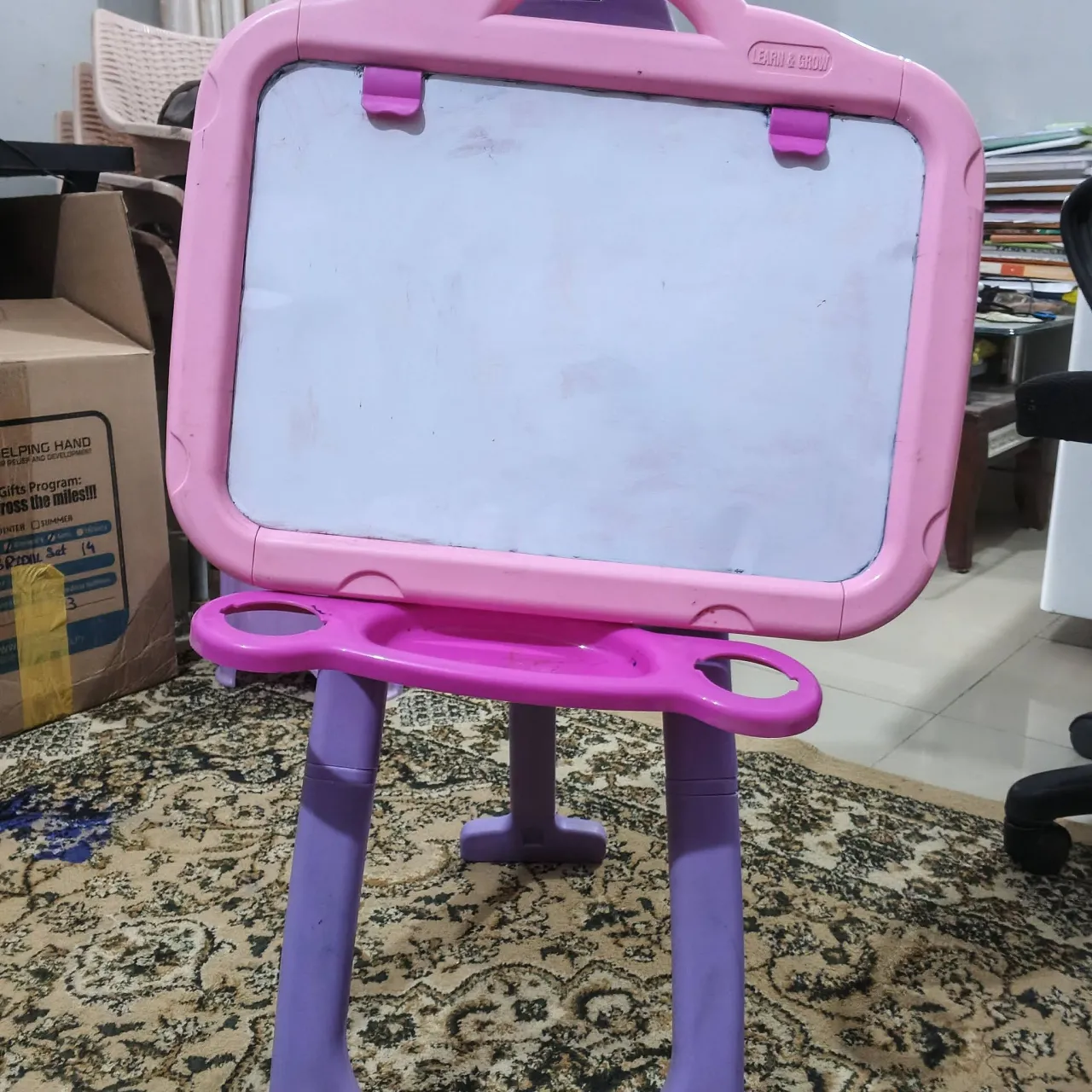 Kids Double-Sided Art Easel Drawing Board | Whiteboard & Chalkboard For Sale in Malir | Karachi Ads - photo 1