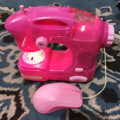 Kids Mini Sewing Machine Toy | Light & Sound | Pink For Sale in Malir | Karachi Ads