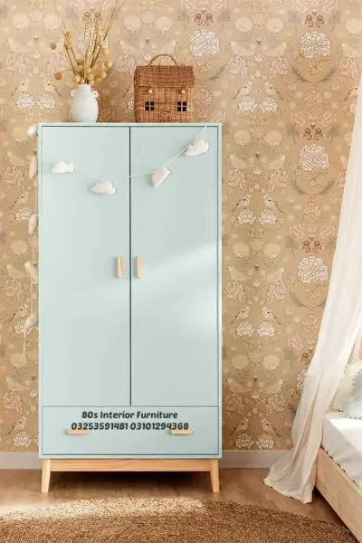 Kids wardrobe 80s interior
