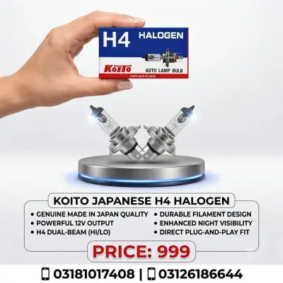 KOITO H4 Halogen Headlight Bulb (12V Dual-Beam) For Sale in New Karachi | Karachi Ads