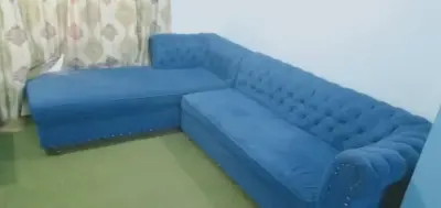 L shape sofa urgent For Sale in Malir Cantt | Karachi Ads - photo 2