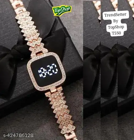 Ladies led jewellery watch For Sale in Gulistan-e-Jauhar | Karachi Ads - photo 2