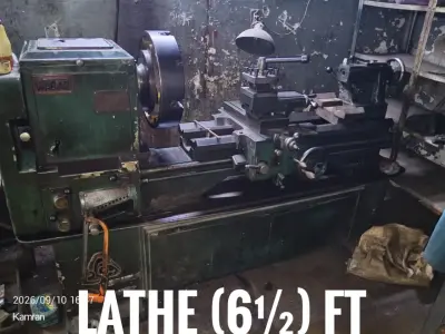 Lathe Machine (6.5 Ft)
