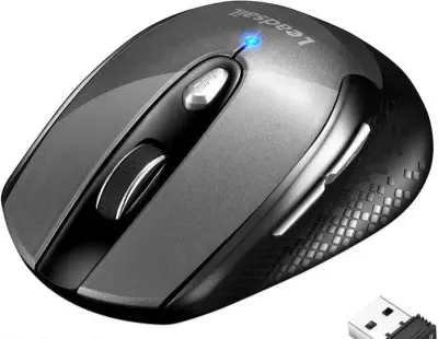 LeadsaiL Wireless Mouse for Laptop, 2.4G Portable Slim Cordless Comput For Sale in Saddar, Karachi