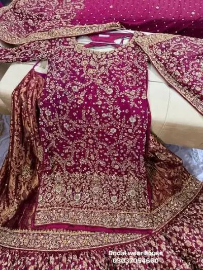 Libas E Khas Bridal outfit Brand new condition For Sale in Gulistan-e-Jauhar | Karachi Ads