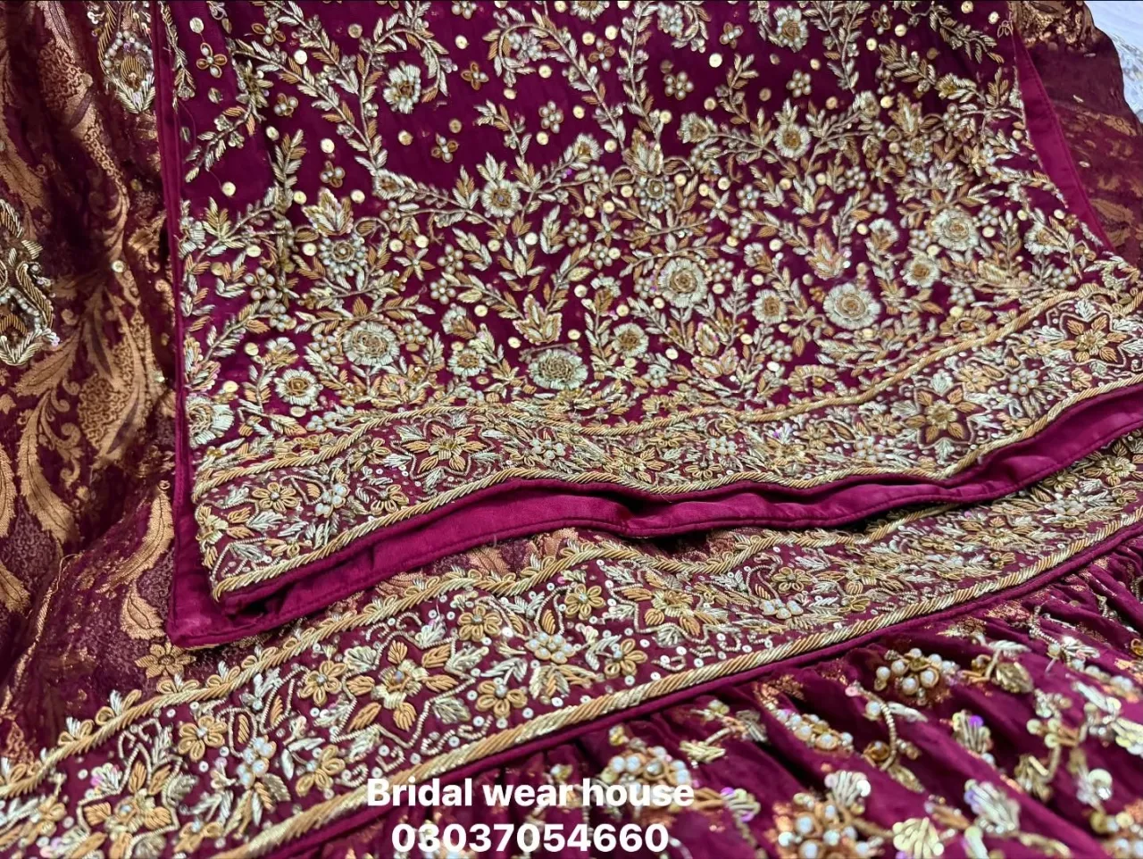 Libas E Khas Bridal outfit Brand new condition For Sale in Gulistan-e-Jauhar | Karachi Ads - photo 4